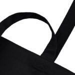 Torba bawełniana 220 g czarna z nadrukiem logo firmy